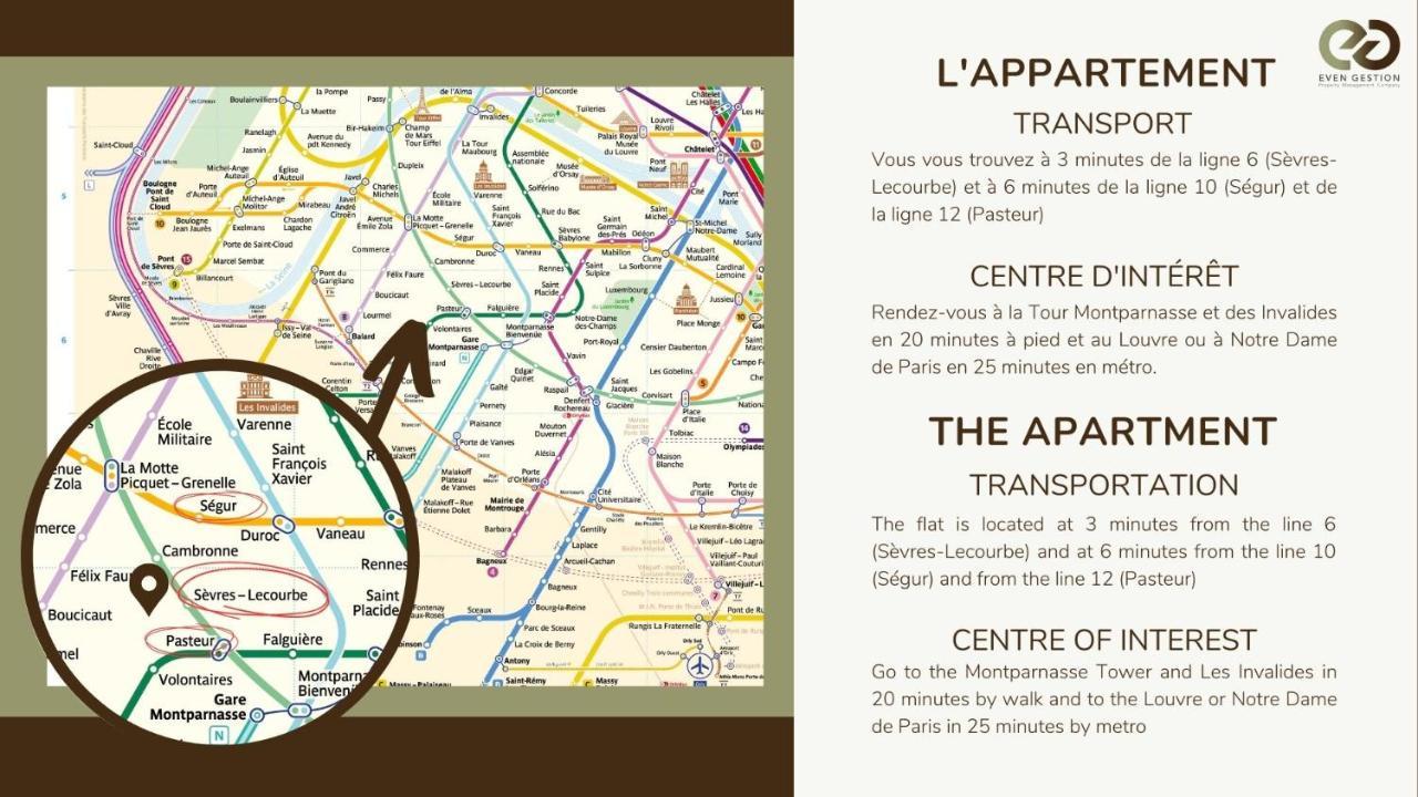 Appartamento 33#studio 2pers#sevres-lecourbe#necker Parigi